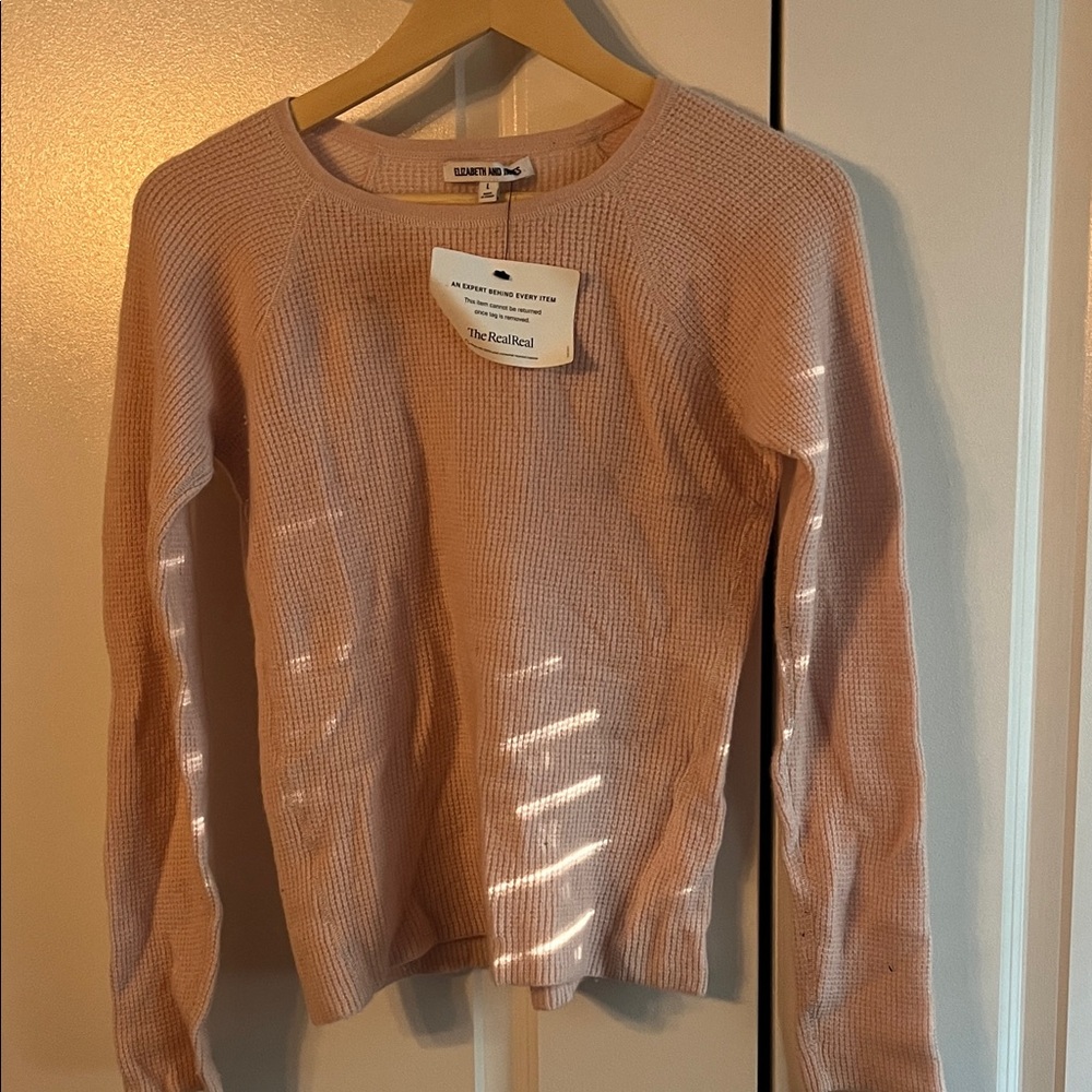 Elizabeth and James Blush Knit Top